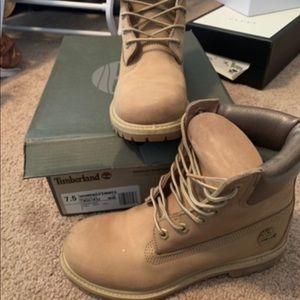 Metallic Timberland boots